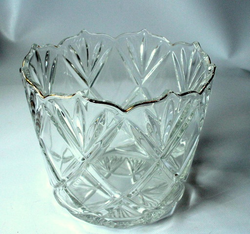 Bac à glaçons - Seau à glace - Seau à champagne - Verre en cristal de plomb