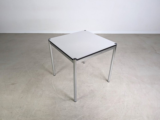 Image 1 of 2x Escritorio original USM Haller, mesa cuadrada pequeña blanca