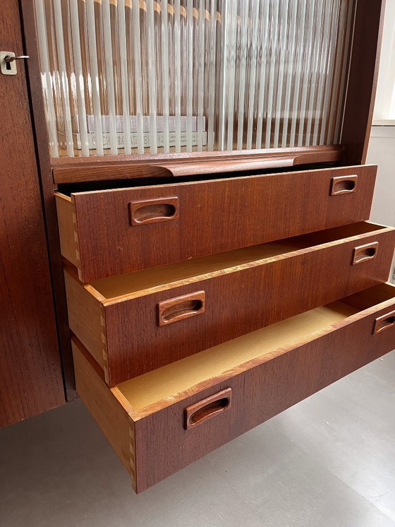Image 1 of Credenza alta vintage in teak, anni '60