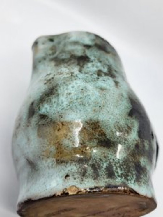 Image 1 of Alexandre Kostanda jarra de cerámica de gres Vallauris Francia 1950