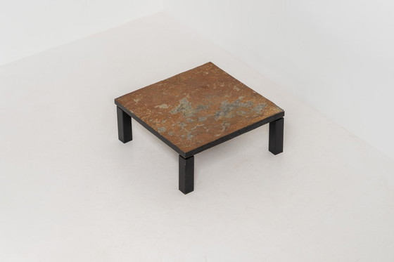 Image 1 of Brutalistischer Couchtisch aus norwegischem Schiefer, 1970er Jahre