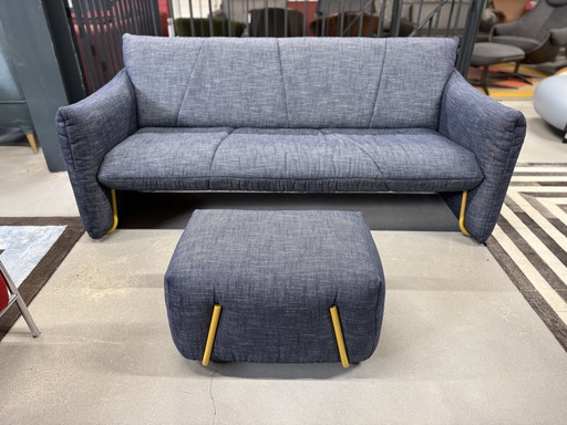 Pode Spike 3 seater sofa + ottoman