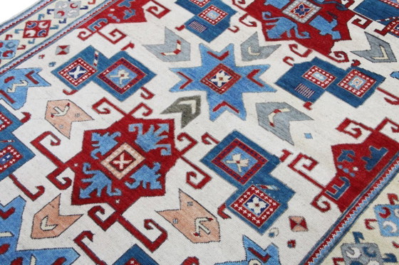 Image 1 of Origineel handgeknoopt Ziegler Kazak tapijt, 200 x 154 cm. Nieuw en in uitstekende staat.