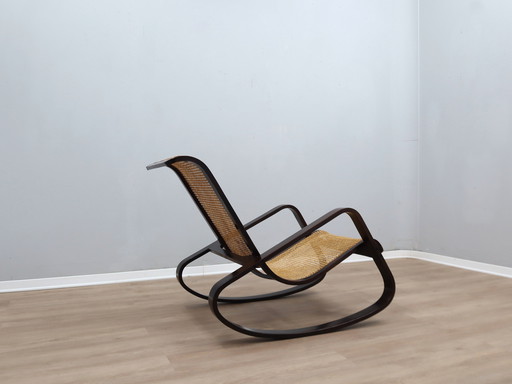 Vintage "Dondolo" Rocking Chair Luigi Crassevig 1970s