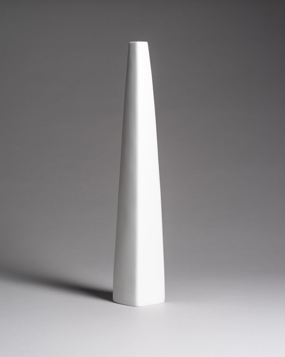 Image 1 of Rare XL Porcelain Vase Duo Hans Theo Baumann Rosenthal Germany 60s Vintage Chic