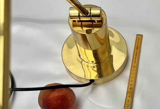 Image 1 of E.L.E. Leuchten – Lampada da scrivania in ottone massiccio dal design di metà secolo (circa anni '70/'80)