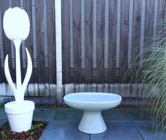 Image 1 of Mini-Kite bijzettafel Karim Rashid voor Label 2004 lichtblauw