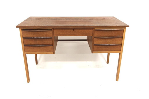 Scrivania scandinava in teak, Svezia, 1960
