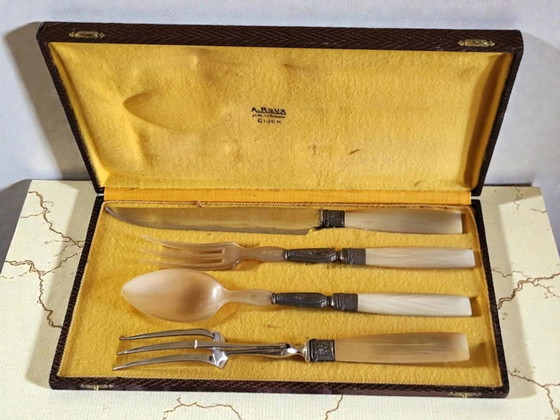 Gigot / Salad cutlery in Bakelite – Cutlery Sets, Art Deco (photo 11 of 11)