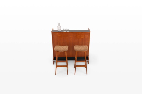 Mueble Bar SK661 y Taburetes de Bar de Johannes Andersen para Skaaning & Son años 60 – Andersen (Johannes) (photo 17 of 23)