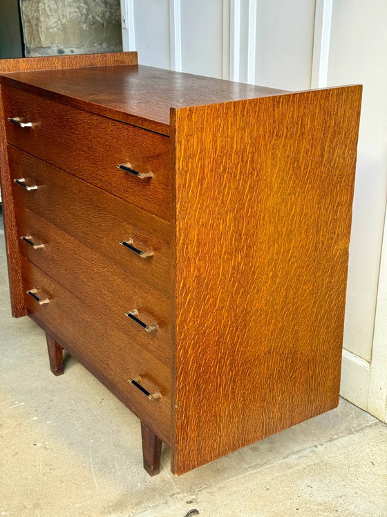 Kommode im Mid-Century-Stil, Kommoden, Holz, Metall, Mid Century Modern (Foto 10 von 16)