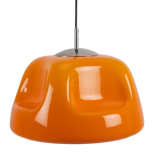 Lampe pendante Orange Funky Space Age