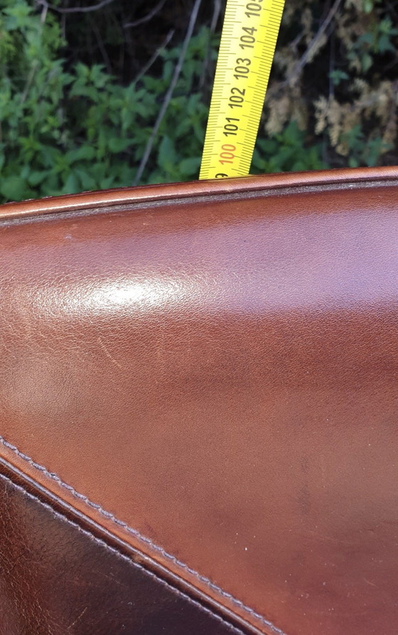 Image 1 of 6 mol en Geurts lederen eettkamer stoelen 