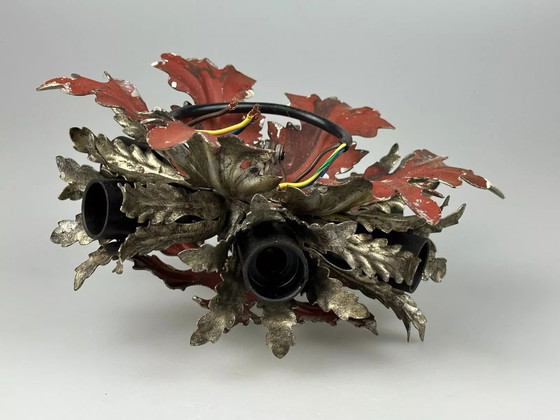 Image 1 of 60s 70s wandlamp plafondlamp Florentijns metaal Banci Firenze Design