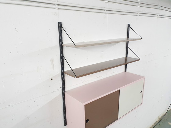 Image 1 of Tjerk Reijenga voor Pilastro wandmeubel, Nederland 1950's