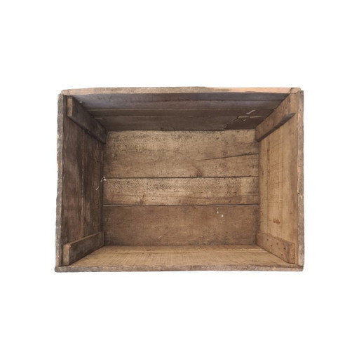 Old Lanson champagne bottle case, early 1900s