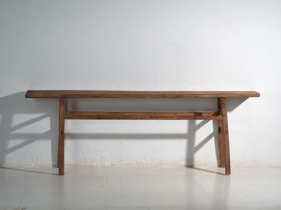 Antieke consoletafel van grenenhout – China, circa 1900 (photo 28 of 40)