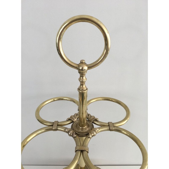 Image 1 of Vintage brass umbrella stand, 1930