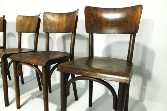Sedie da pub Thonet H-48, anni '30, set di 6 – Sedie da pranzo, Legno (photo 9 of 16)