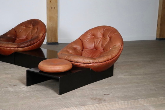 Image 1 of Illum Wikkelsø Apollo Sofa For Ryesberg Møbler, Denmark 1970s