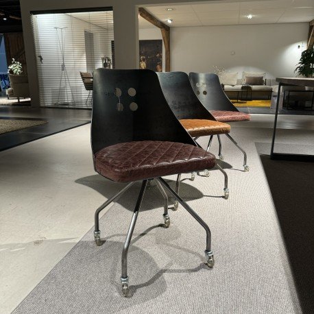 Image 1 of Chopper Esszimmerstuhl mit stabilen Beinen (3er-Set)