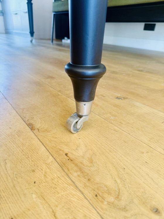 Image 1 of Eichholtz coulissen tafel (mat zwart)