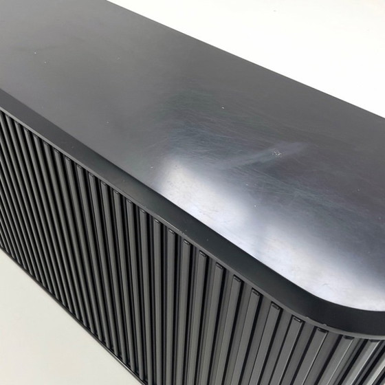 Image 1 of Credenza A'dammer nera di Aldo van de Nieuwelaar per Pastoe, anni '80