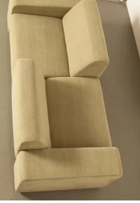 Image 1 of Reflex Artifort modulebank in cognackleurig leer 3-zits design Toine van den Heuvel