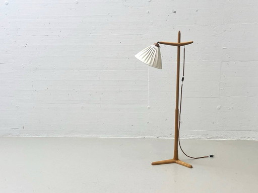 Beech floor lamp by Temde, 1960s