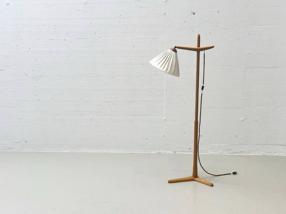 Image 1 of Lámpara de pie de haya by Temde, 1960s