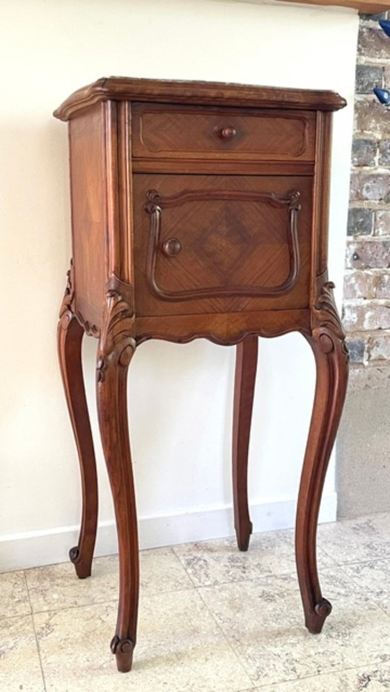 Nachtkastje Louis XV stijl marmer – Marble (photo 12 of 39)