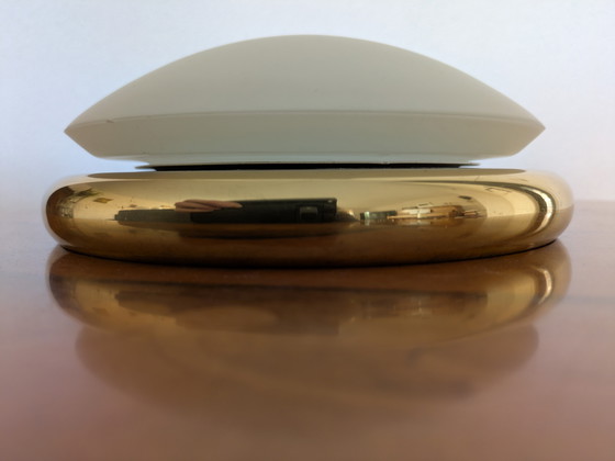 Image 1 of 2 lampes de plafond dorées