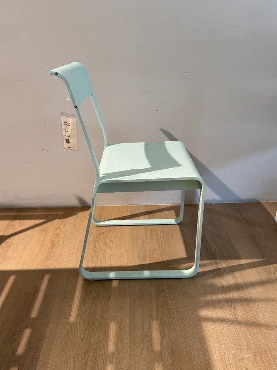 Fermob garden set table bench & 3 different chairs Ice Mint – Garden tables, Aluminium (photo 5 of 9)