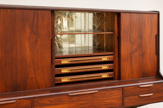 Credenza con vetrina danese vintage in palissandro, ES Møbler Silkeborg, Model 87, Anni '60 (foto 3 di 8)