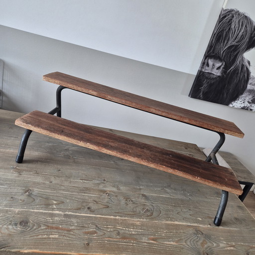 Retro bench.