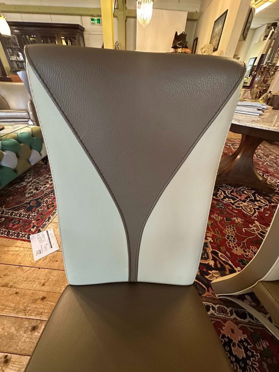 Image 1 of Luxueux ensemble de 6 chaises de salle à manger vintage Formenti