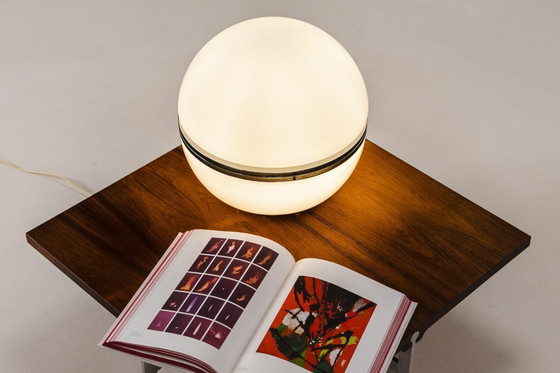 Image 1 of Space Age Spherical Table Lamp by Enrico Tronconi, Italy, 1970s