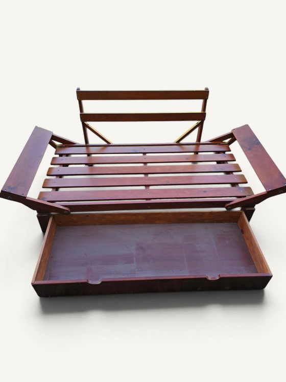 Structure De Banquette-Lit Convertible En Bois Avec Tiroir De Rangement – Canapés convertibles, Wood (photo 4 of 5)
