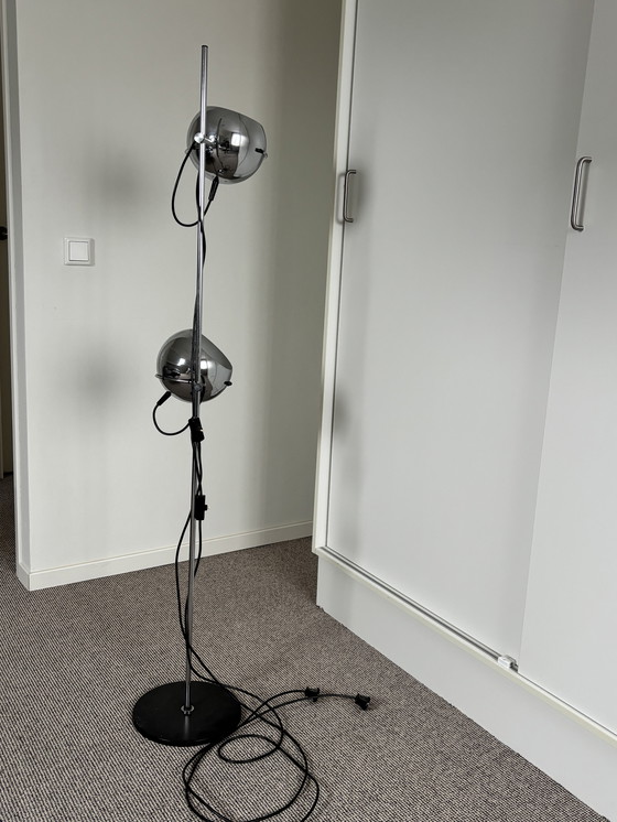 Image 1 of Lampada vintage a forma di bulbo oculare spaziale, completamente originale.