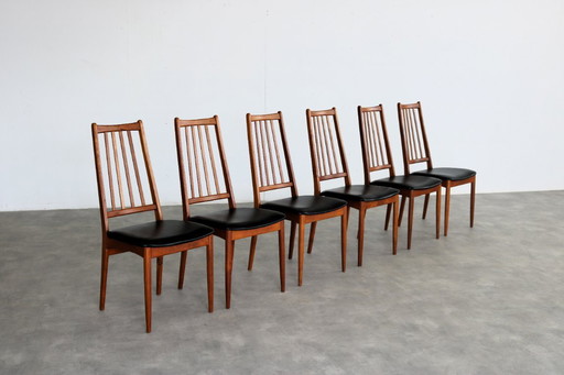 6x chaises de salle à manger danoises vintage