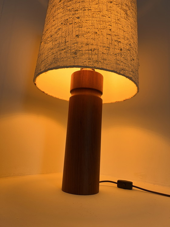 Image 1 of Vintage Teak Table Lamp '60s