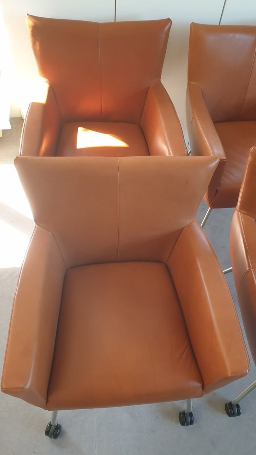 4x Design On Stock Moka – eetkamerstoelen, Leather (photo 2 of 12)