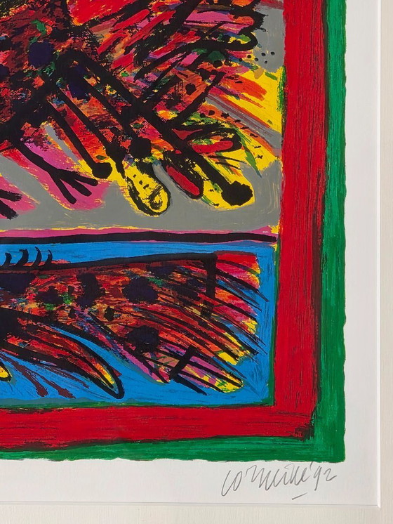 Image 1 of Corneille - Poisson et oiseau - Signé - 1992