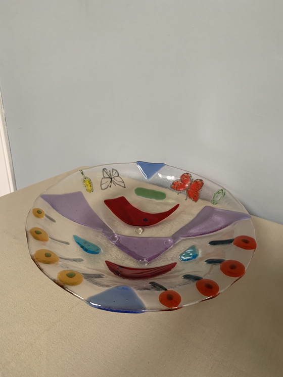 Image 1 of Glass design bowl glass art Greet Soppe Netherlands