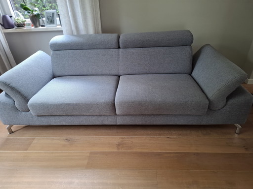 Gray 3-seater sofa