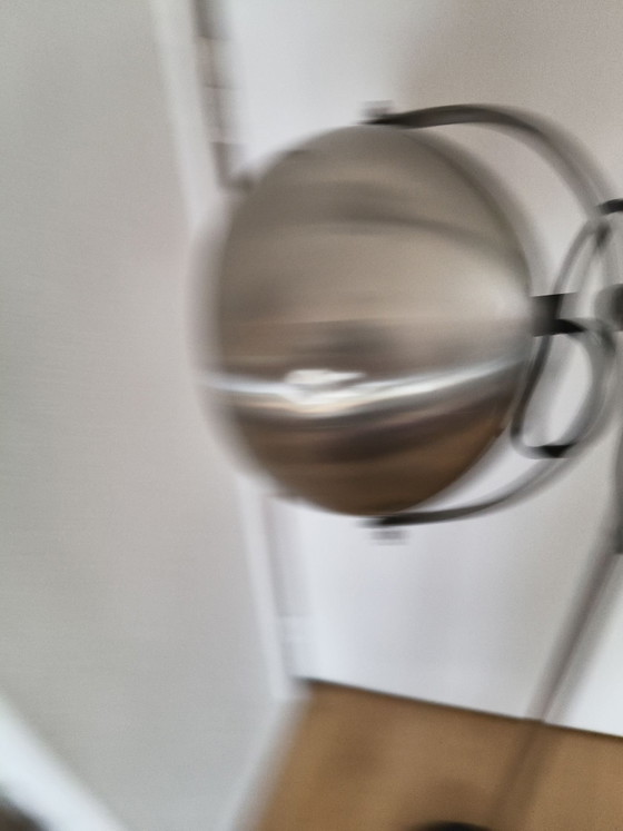 Lampadaire Vintage Space Age Eyeball – Années 70 (2 lumières) – Aluminium, Métal (photo 5 of 12)