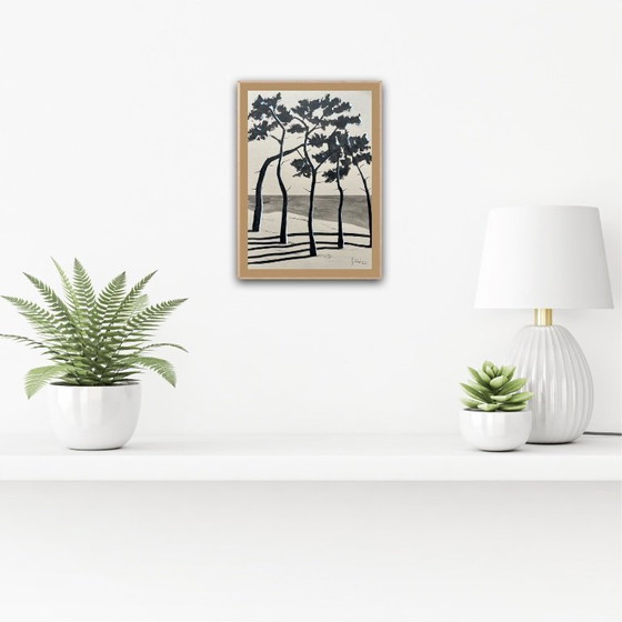 Image 1 of India ink on natural paper.  Format 30x21 cm