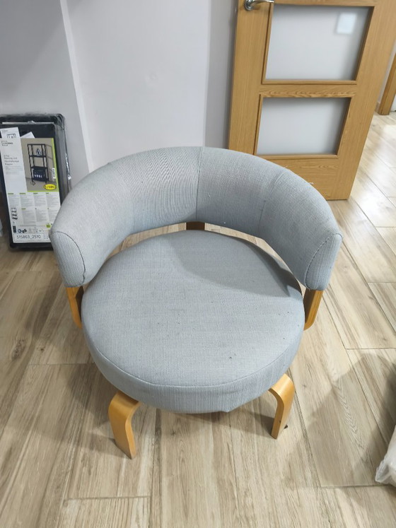 Vintage IKEA FRIDENE Armchair - Designed by Carina Bengs, Textile, Grey (photo 2 of 5)