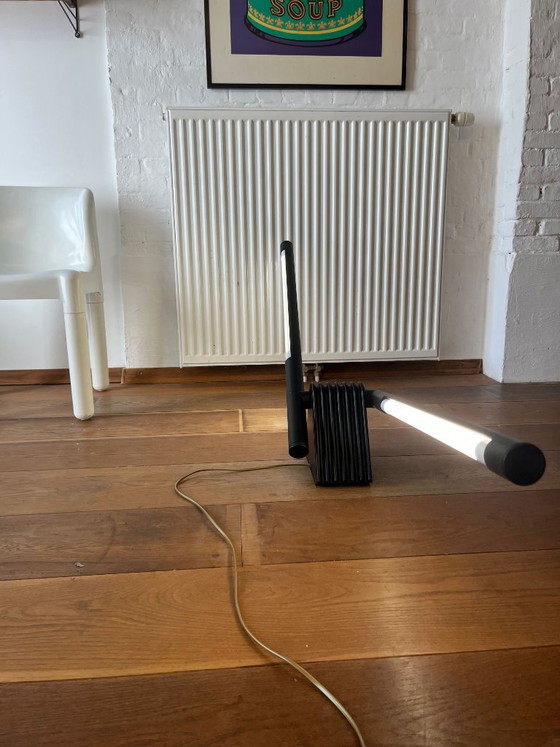 Sistema Flu floor lamp / Rodolfo Bonetto for Luci Italia, early 1980s – Luci Milano, Floor lights, Plastic (photo 7 of 12)