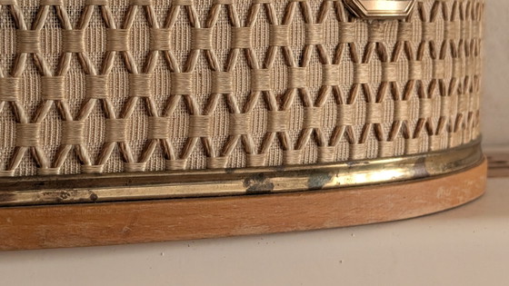 Sistema di altoparlanti per trasmissioni radiofoniche degli anni '50, modificato. – Oggetti decorativi, Metal (photo 8 of 15)